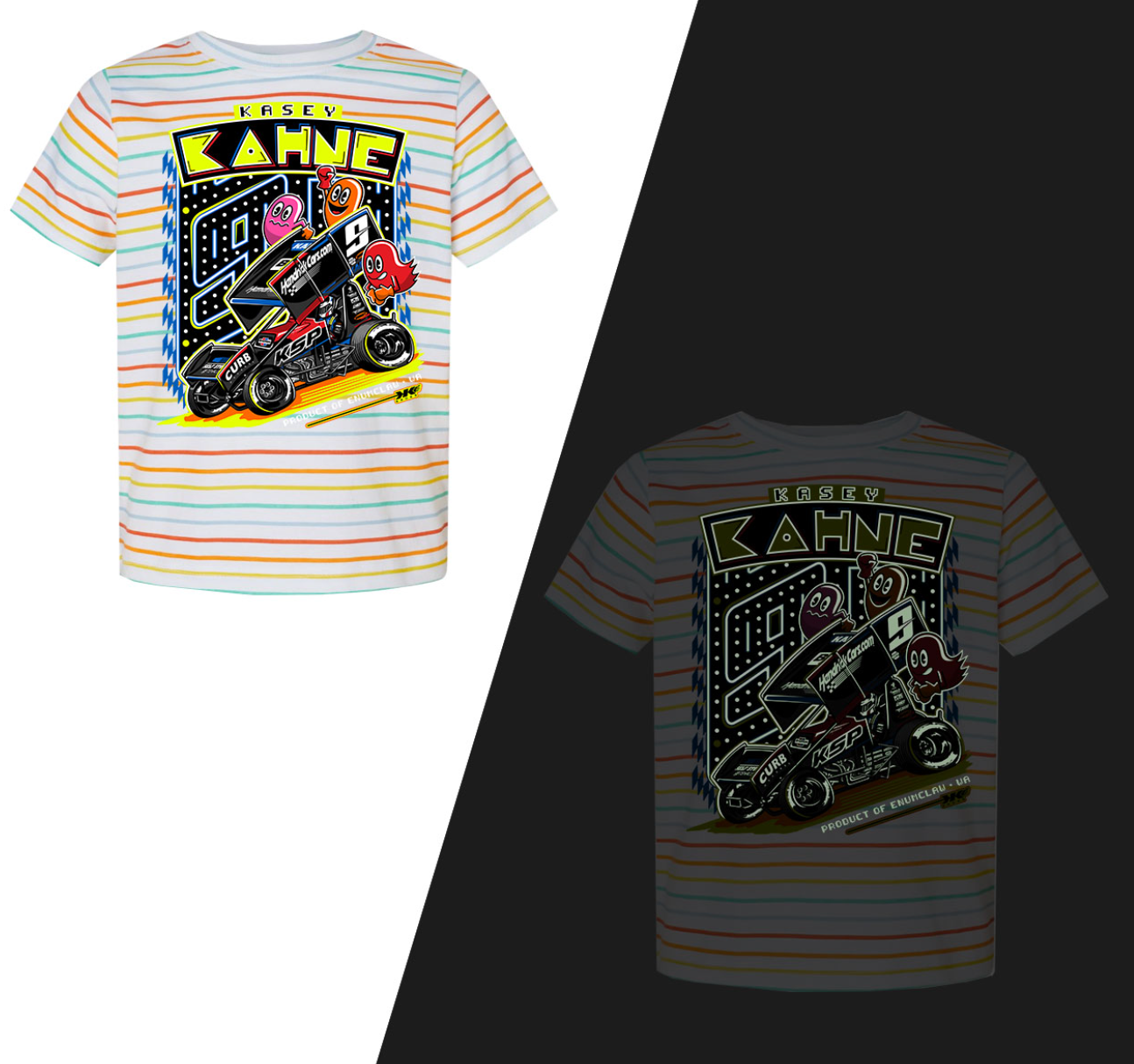 K-Man Glow-in-the-Dark Toddler T-Shirt - Rainbow – Kasey Kahne