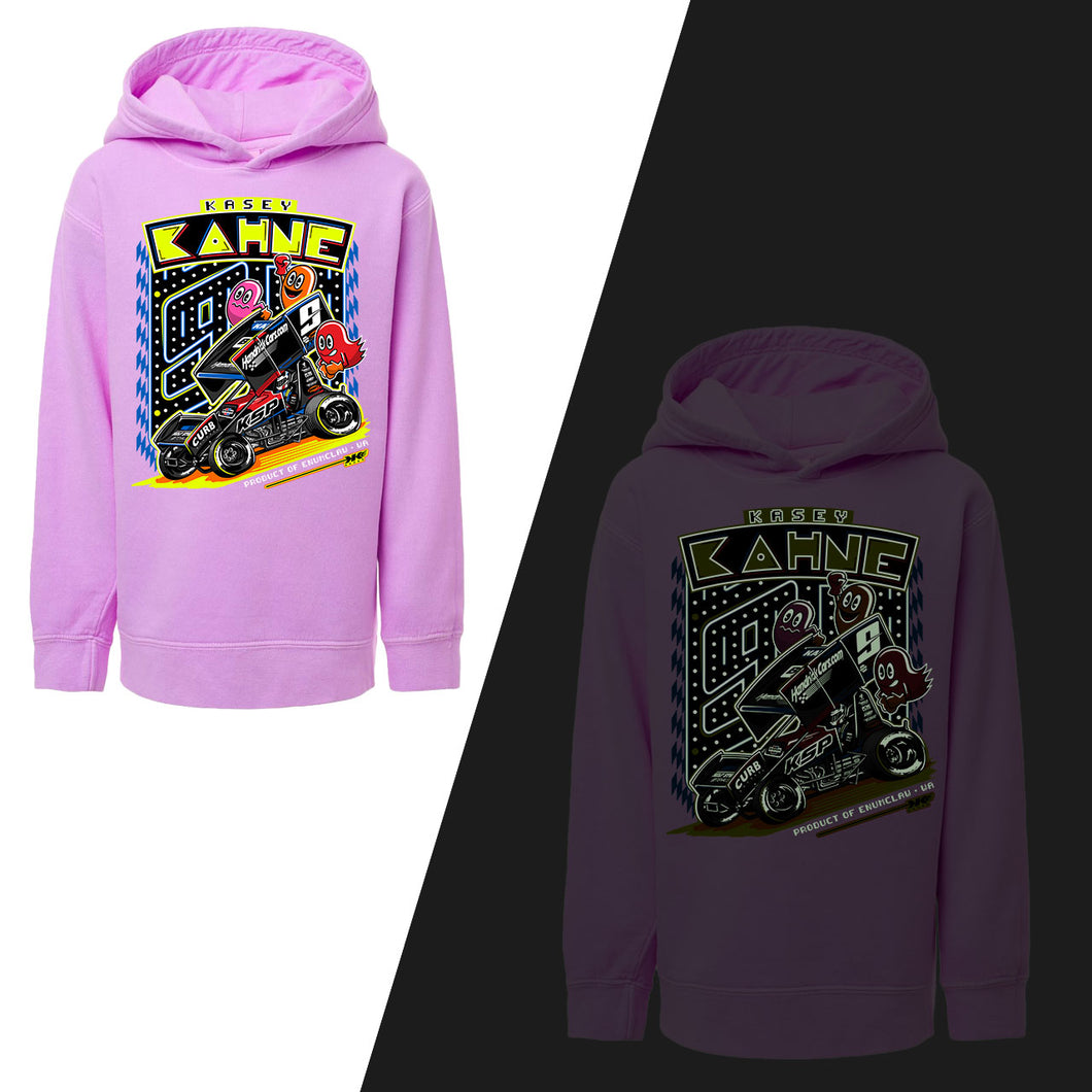 K-Man Glow-in-the-Dark Hoodie - Neon Lavender
