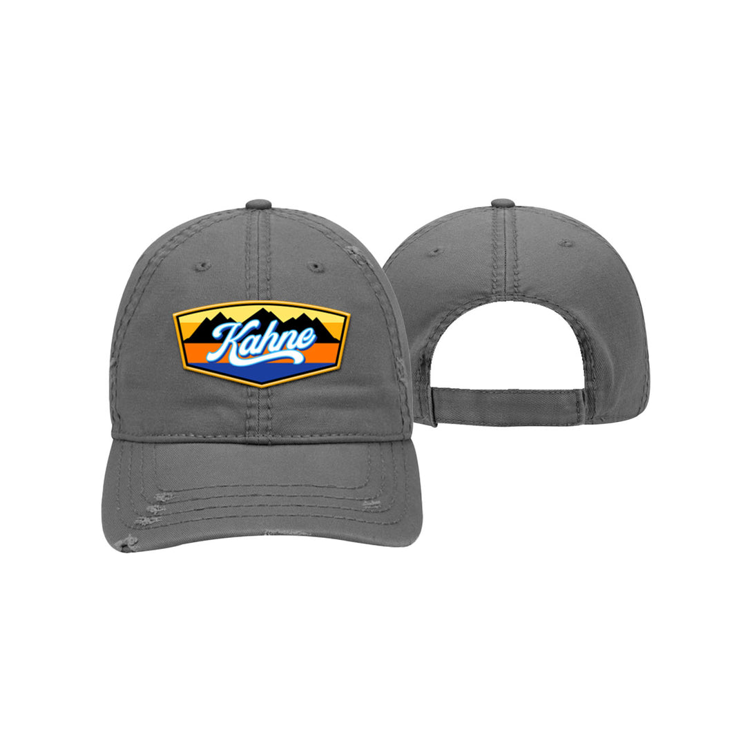 Kahne Patch Dad Hat - Charcoal Gray