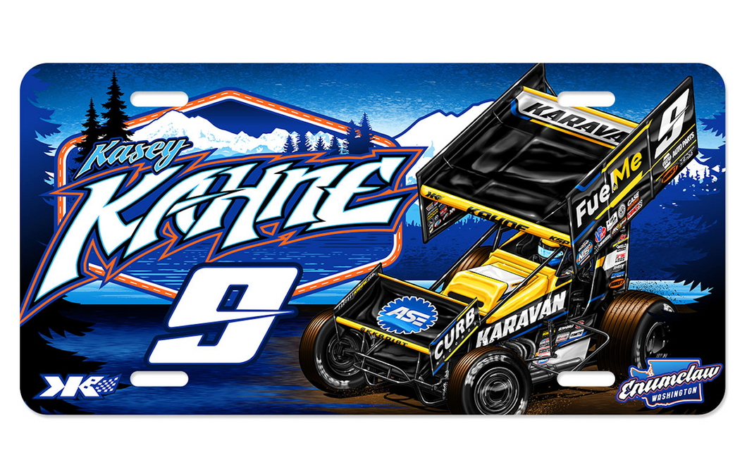 Kasey Kahne Mountains of Speed License Plate